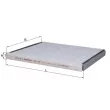 Filtre, air de l'habitacle MAHLE LAK 447 - Visuel 1