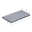 Filtre, air de l'habitacle MAHLE LAK 448 - Visuel 1