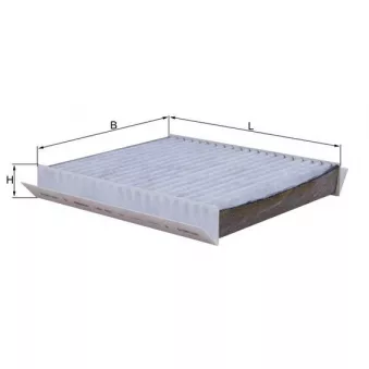 Filtre, air de l'habitacle MAHLE LAK 457