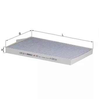 Filtre, air de l'habitacle MAHLE LAK 469