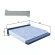 Filtre, air de l'habitacle MAHLE LAK 485 - Visuel 1