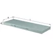 Filtre, air de l'habitacle MAHLE LAK 49 - Visuel 1