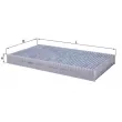Filtre, air de l'habitacle MAHLE LAK 56 - Visuel 1