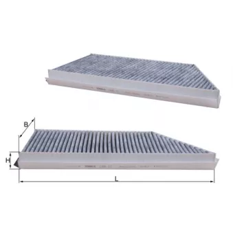 Filtre, air de l'habitacle MAHLE LAK 57
