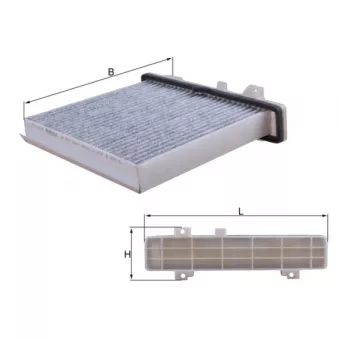 Filtre, air de l'habitacle MAHLE LAK 589