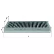 Filtre, air de l'habitacle MAHLE LAK 59 - Visuel 1
