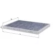 Filtre, air de l'habitacle MAHLE LAK 594 - Visuel 1