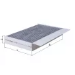 Filtre, air de l'habitacle MAHLE LAK 684 - Visuel 1