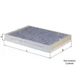 Filtre, air de l'habitacle MAHLE LAK 73/S - Visuel 1