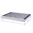 Filtre, air de l'habitacle MAHLE LAK 75 - Visuel 1