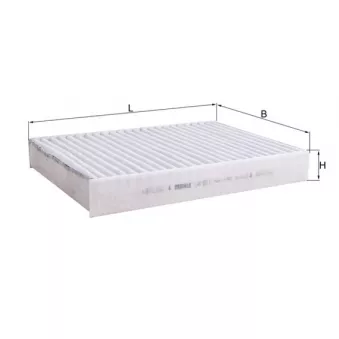 Filtre, air de l'habitacle MAHLE LAK 811