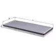 Filtre, air de l'habitacle MAHLE LAK 83 - Visuel 1