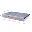 Filtre, air de l'habitacle MAHLE LAK 875 - Visuel 1