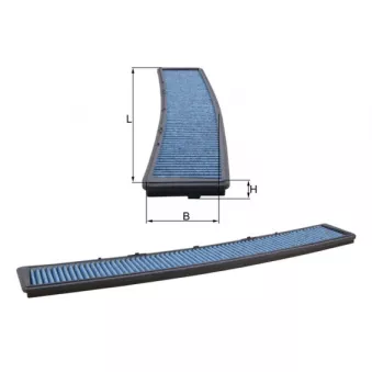 Filtre, air de l'habitacle MAHLE LAO 102
