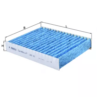 Filtre, air de l'habitacle MAHLE LAO 141