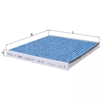 Filtre, air de l'habitacle MAHLE LAO 157