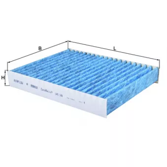 Filtre, air de l'habitacle MAHLE LAO 169