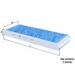 Filtre, air de l'habitacle MAHLE LAO 239/S - Visuel 1