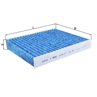 Filtre, air de l'habitacle MAHLE LAO 293