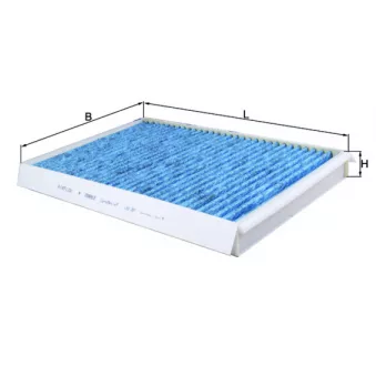 Filtre, air de l'habitacle MAHLE LAO 307