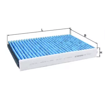 Filtre, air de l'habitacle MAHLE LAO 387
