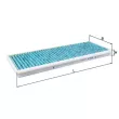 Filtre, air de l'habitacle MAHLE LAO 45 - Visuel 1