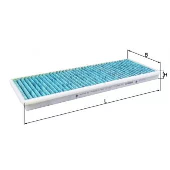 Filtre, air de l'habitacle MAHLE LAO 45