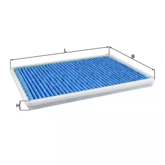 Filtre, air de l'habitacle MAHLE LAO 81