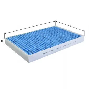 Filtre, air de l'habitacle MAHLE LAO 93