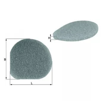 Filtre, air de l'habitacle MAHLE LAP 24