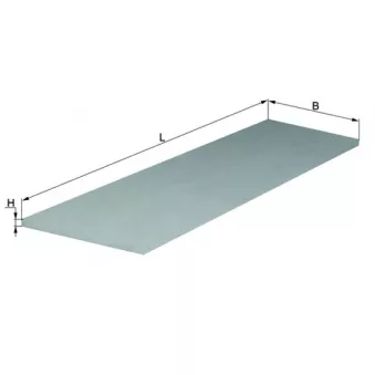 Filtre, air de l'habitacle MAHLE LAP 26
