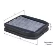 Filtre, air de l'habitacle MAHLE LKK 165/S - Visuel 1