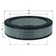 Filtre à air MAHLE LX 1 - Visuel 1