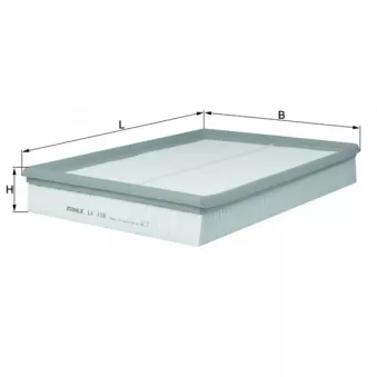 Filtre à air MAHLE LX 109