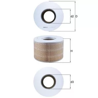 Filtre à air MAHLE LX 1140