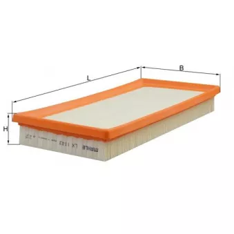 Filtre à air MAHLE LX 1143