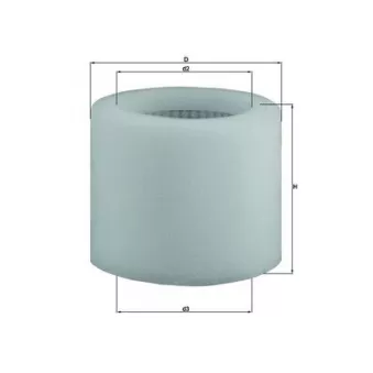 Filtre à air MAHLE LX 123