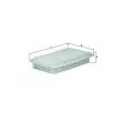 Filtre à air MAHLE LX 1286 - Visuel 1