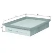 Filtre à air MAHLE LX 1458 - Visuel 1