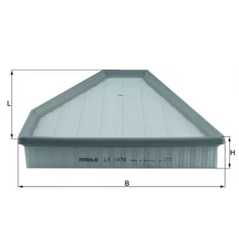 Filtre à air MAHLE LX 1478