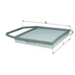 Filtre à air MAHLE LX 1564 - Visuel 1