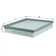 Filtre à air MAHLE LX 1586 - Visuel 1