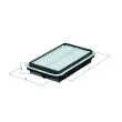 Filtre à air MAHLE LX 1588 - Visuel 1