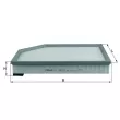 Filtre à air MAHLE LX 1591/2 - Visuel 1