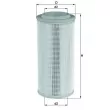 Filtre à air MAHLE LX 1595 - Visuel 1