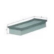 Filtre à air MAHLE LX 1601 - Visuel 1
