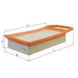 Filtre à air MAHLE LX 1619 - Visuel 1