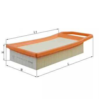 Filtre à air MAHLE LX 1619