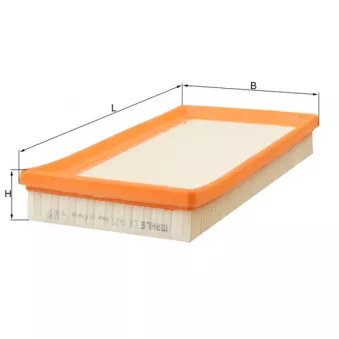 Filtre à air MAHLE LX 1625
