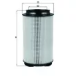 Filtre à air MAHLE LX 1628 - Visuel 1